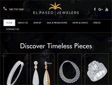 Tablet Screenshot of elpaseojewelers.com